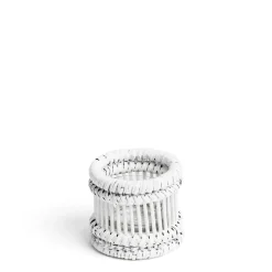 Cove Candle Holder White Small