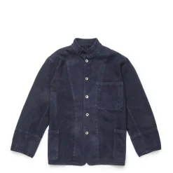 Navy Cotton Twill Jacket